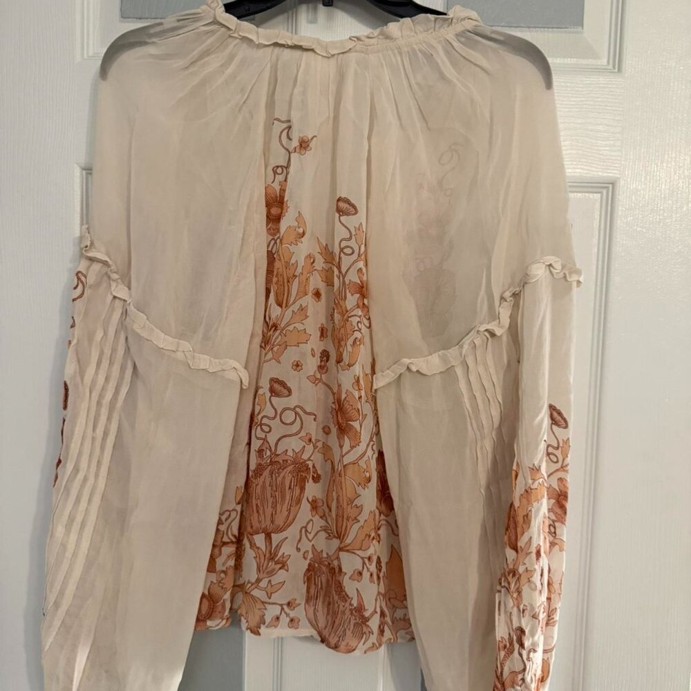 Anthropologie x Florence Balducci Delicate Pintuck Blouse - Picture 5 of 5